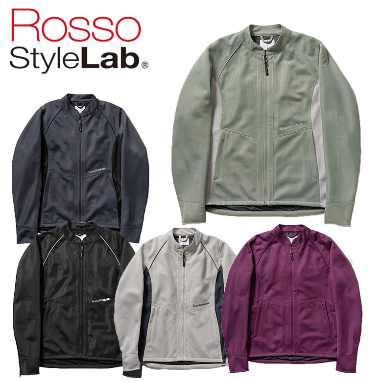 Rosso StyleLab バイクウェア Lサイズ グレー 送料無料】ROSSO STYLELAB(ロッソスタイルラボ)ライダースメッシュ