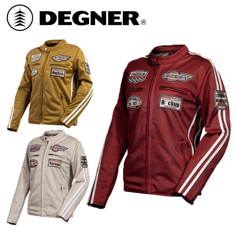 送料無料】DEGNER(デグナー)テキスタイルメッシュジャケット FR24SJ-6