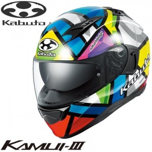 OGK(オージーケー)フルフェイスヘルメット KAMUI-3 MAGIC バイク用品 オートバイ用 インナーサンシェード付 カムイ KABUTO(カブト) MAGIC(マジック)