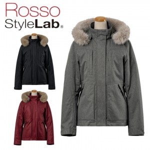 【特価】ROSSO STYLELAB(ロッソスタイルラボ)ミリタリーウィンタージャケット ROJ1001 レディースバイクウェア ジャケット アウター 撥水・防風 S〜LL+ 脱着インナー付 秋冬用
