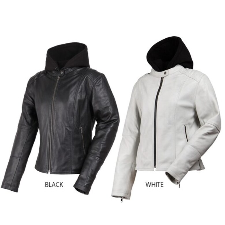 DEGNER フード付きレザージャケット グレー　レディースM DEGNER(デグナー)レディースシープレザージャケット FR24WJ-6 バイク