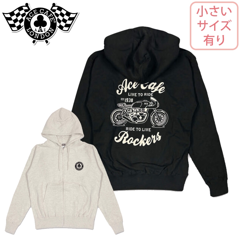 ACE CAFE LONDON(���������ե�����ɥ�)���å� �ա��ǥ���  AC001ZP �Х������ѥ�� Live to Ride �����奢�� ���� ��Ȥ�