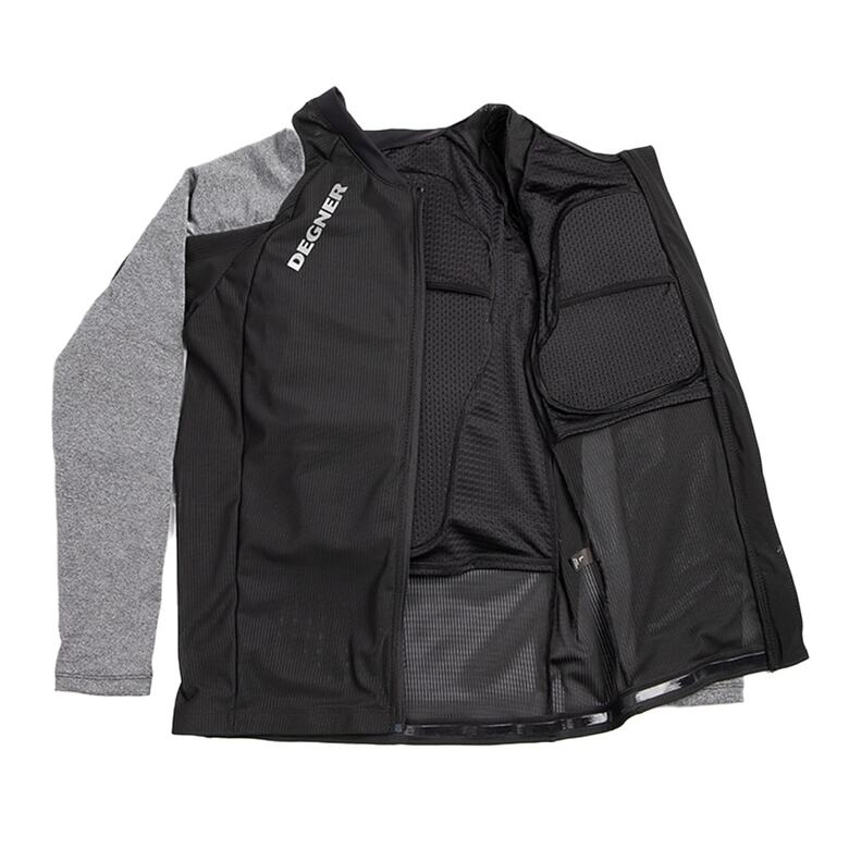 DEGNER(デグナー)エアスルーインナープロテクター長袖 PS-14 着る