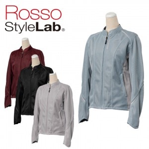 【在庫処分特価】ROSSO STYLELAB(ロッソスタイルラボ)ライダースメッシュジャケット ROJ126 レディースバイクジャケット 女性用 プロテクター標準装備 ウーマン S〜L+ 春夏 取寄品