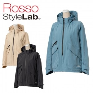 【送料無料】ROSSO STYLELAB(ロッソスタイルラボ)WR フーディージャケット ROJ129 レディースバイクジャケット 女性用 プロテクター標準装備 防風 超撥水加工 S〜L+ オールシーズン 取寄品