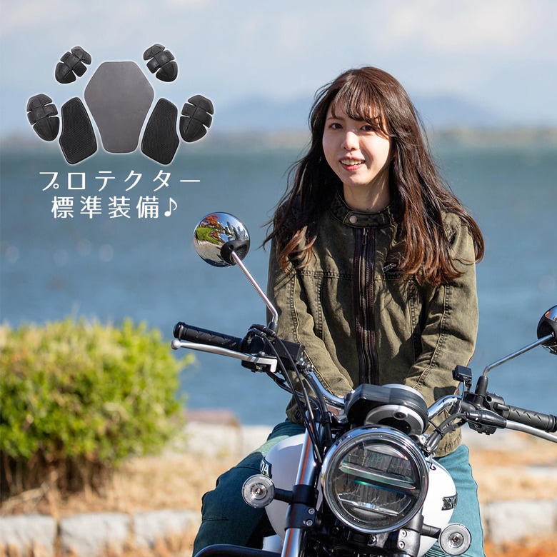 バイク用　レザージャケット　デグナー　レディースMサイズ バイク レディースレザージャケット[FR19WJ-20] ウェア