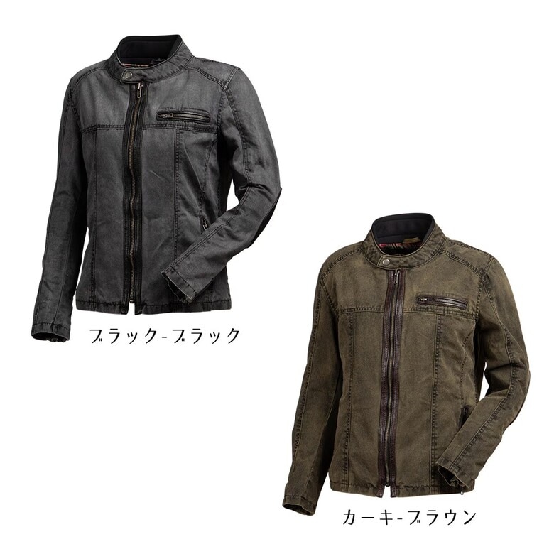 DEGNER(デグナー)レディーステキスタイル＆レザーコンビジャケット