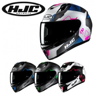HJC(エイチジェーシー)フルフェイスヘルメット C10 HJH268 バイクヘルメット アスパ グラフィック インカムホール ツーリング 内装脱着 ジャパンフィット
