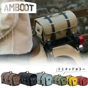 AMBOOT(アンブート)シートバッグ AB-STBG01 バイク用 サイドバッグ レインカバー付き 11L クロスカブ ハンターカブ 取寄品