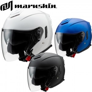 MARUSHIN(マルシン工業)MSJ2 JE-1 JE-1 バイク用品 ヘルメット ジェットヘルメット インナーバイザー 全排気量対応 軽量 ラチェットバックル 3色展開 取寄品