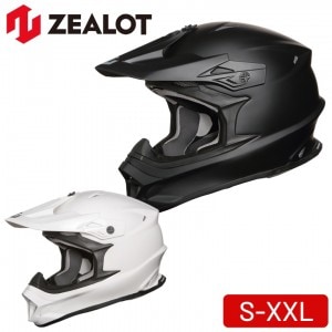 【送料無料】ZEALOT(ジーロット)オフロードヘルメット MadJumper2 バイク用 S〜XXL フルフェイス モタード モトクロス MFJ公認 ソリッド 取寄品