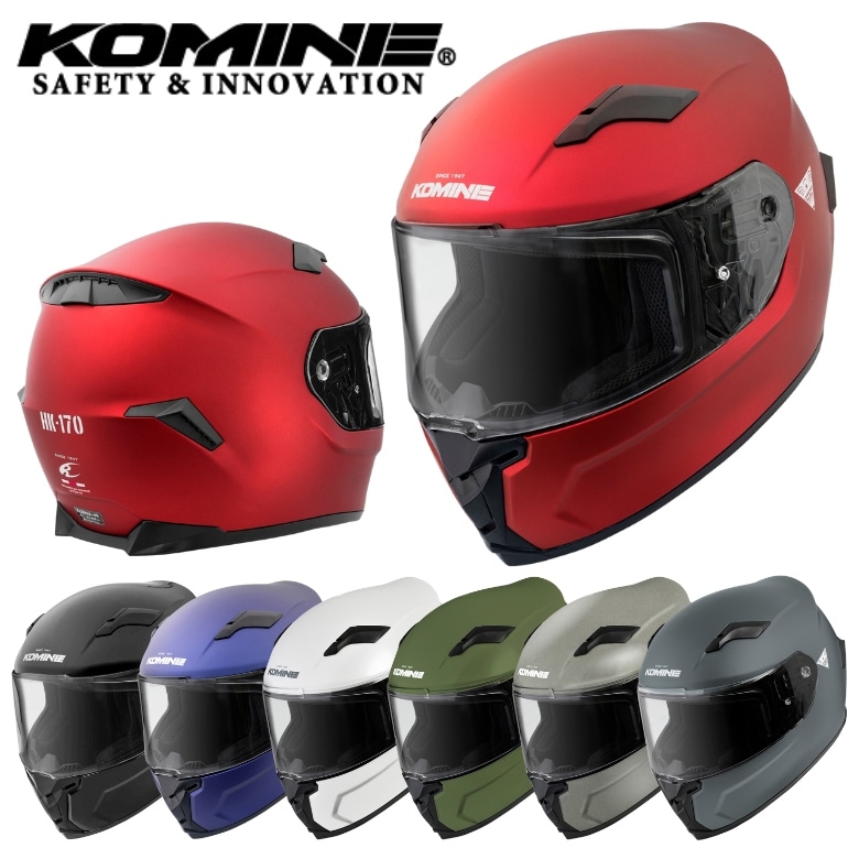 ������̵����KOMINE(���ߥ�)FL �ե�ե������إ��å� HK-170 �Х����ѥإ��å� ��󥿥å� ABS ����ץ� ����å� �٥���졼����� �����