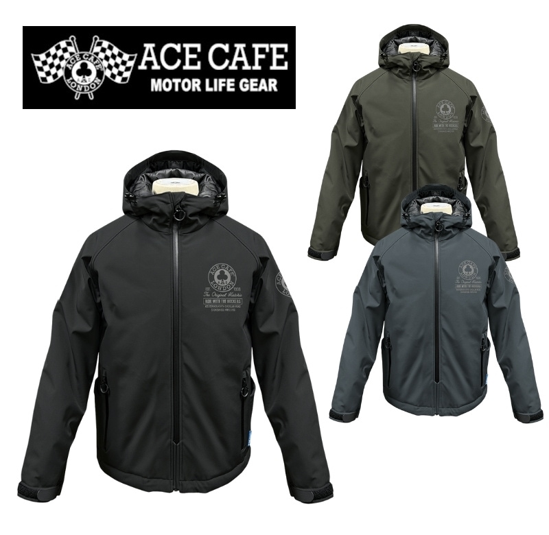 ������̵����ACE CAFE LONDON(���������ե�����ɥ�)WP ���եȥ����� �ѥɥå����㥱�å� FS2501SJ �Х����ѥ��㥱�å� �˽����� �ݥꥨ���ƥ� �֥�å� ����