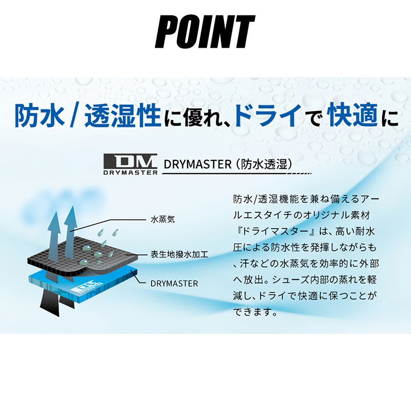 RS TAICHI(�����륨��������)DRYMASTER ����Хåȥ��塼�� RSS010 ��ǥ������Х������塼�� �֡��� �ɿ�Ʃ�� ������������ͭ 23cm〜