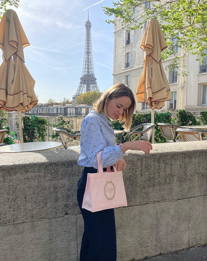 トートバッグ・ラデュレ ローズ