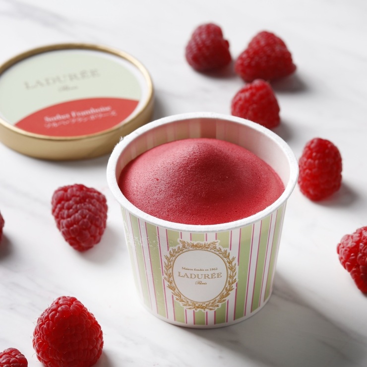 マカロン&アイスセット(ローズ)