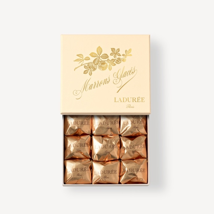 マロン・グラッセ 9個入り ｜ラデュレ｜マカロン発祥のメゾン、パリの