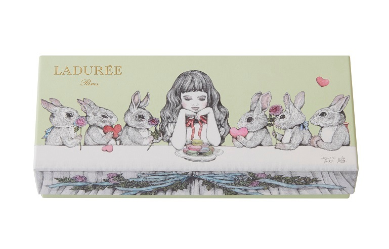 小うさぎたちと女の子のティーパーティ ヒグチユウコ マカロン12個入り ラデュレオンラインブティック