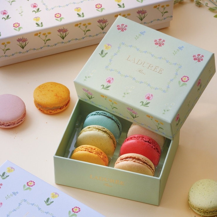 ホワイトデー】ドゥース・フルール マカロン6個入り ｜ラデュレ