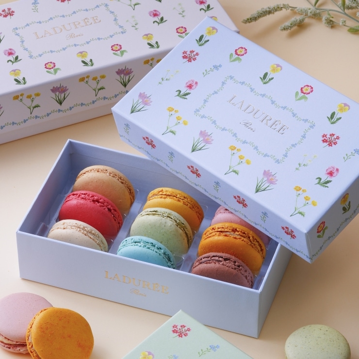 ホワイトデー】ドゥース・フルール マカロン9個入り ｜ラデュレ