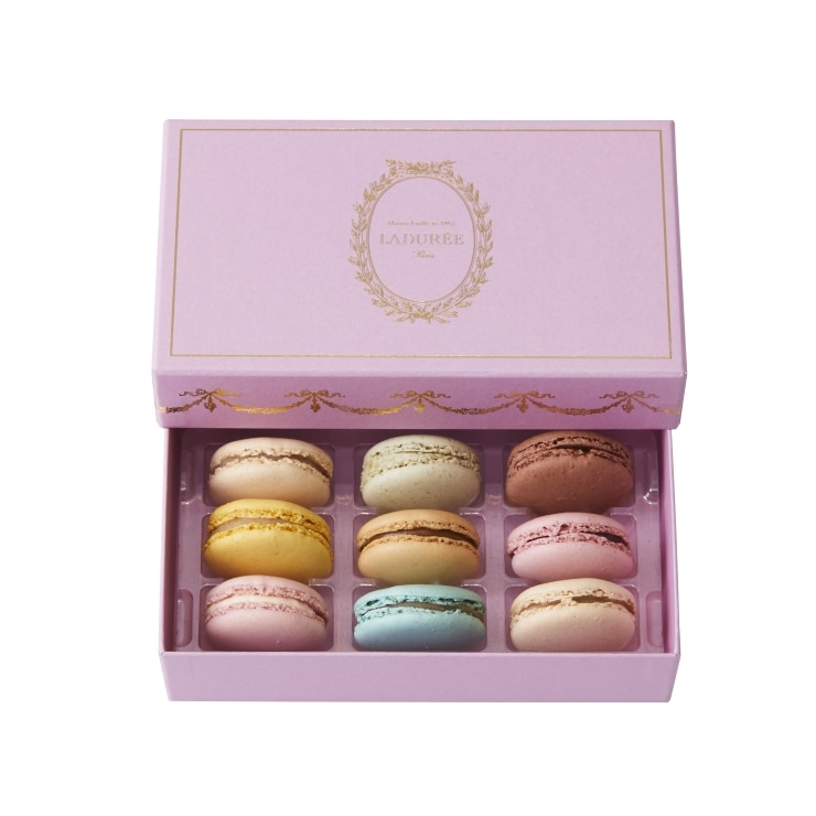 アンタンポレル・パルム マカロン9個入り ｜ラデュレ｜マカロン発祥の