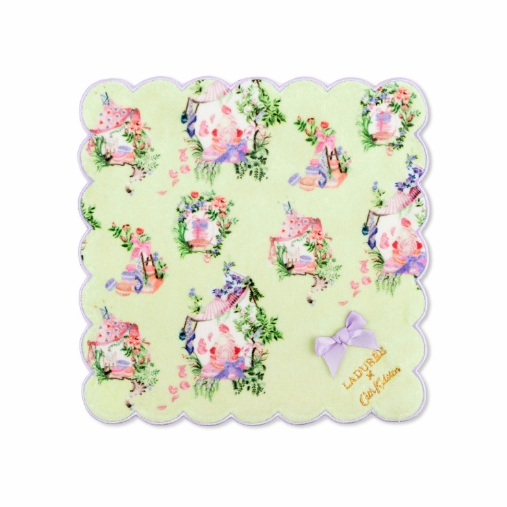THERIACA テリアカ　ハンカチーフトップス LADURÉE × Cath Kidston スカラップタオルハンカチ ｜ラデュレ