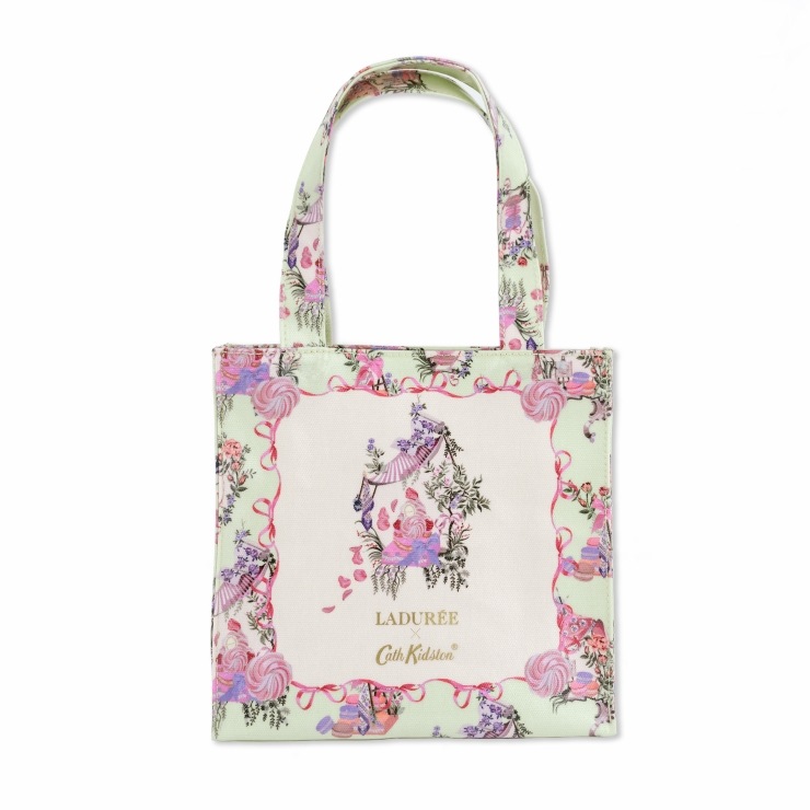 LADURÉE × Cath Kidston スモールブックバッグ ミントグリーン