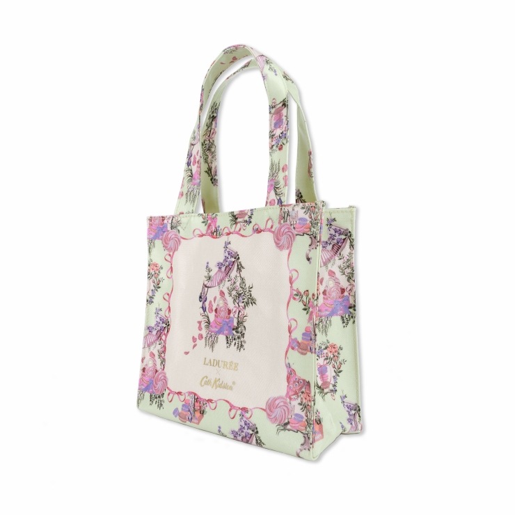 LADURÉE × Cath Kidston スモールブックバッグ ミントグリーン