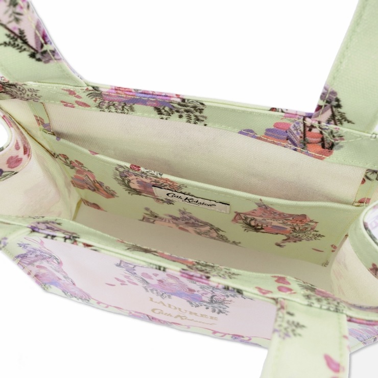 LADURÉE × Cath Kidston スモールブックバッグ ミントグリーン