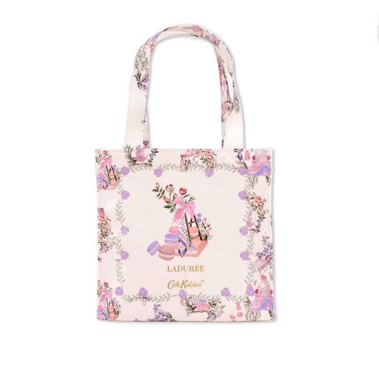 LADURÉE × Cath Kidston スモールブックバッグ アイボリー