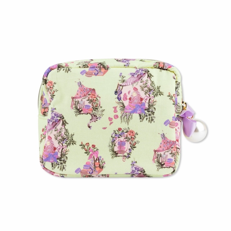 LADURÉE × Cath Kidston ボックスポーチ ミントグリーン ｜ラデュレ