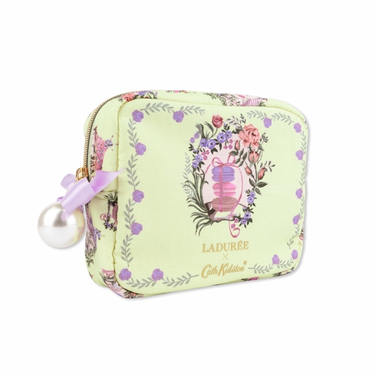 LADURÉE × Cath Kidston ボックスポーチ ミントグリーン ｜ラデュレ