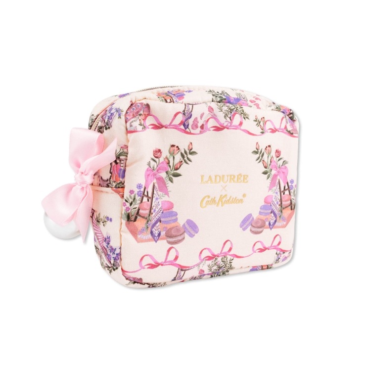 LADURÉE × Cath Kidston ボックスポーチ アイボリー ｜ラデュレ