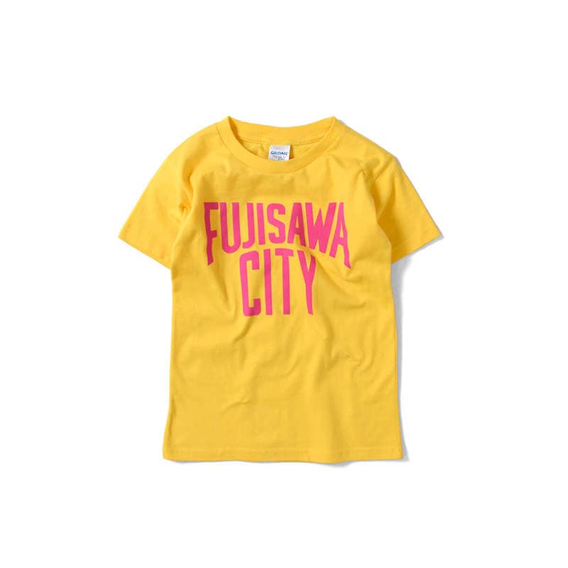 【キッズ】FUJISAWA CITY LOVE フジサワシティラブ KIDS LOGO TEE 半袖 Tシャツ DAISY×PINK デイジー×ピンク