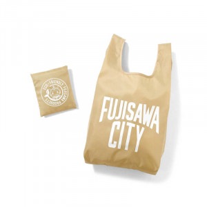 FUJISAWA CITY LOVE フジサワシティラブ LOVEプロジェクト・LAWSON・ふじキュン ECO FRIENDLY NYLON ECO エコバッグ BAG FC20SP04 BEIGE