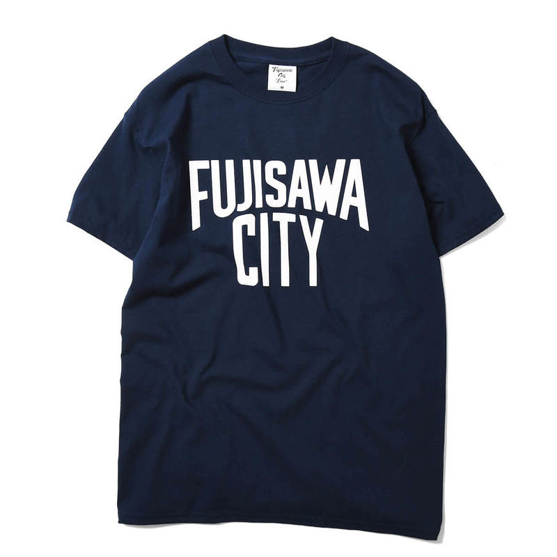 FUJISAWA CITY LOVE フジサワシティラブ LOGO TEE 半袖 Tシャツ NAVY ネイビー