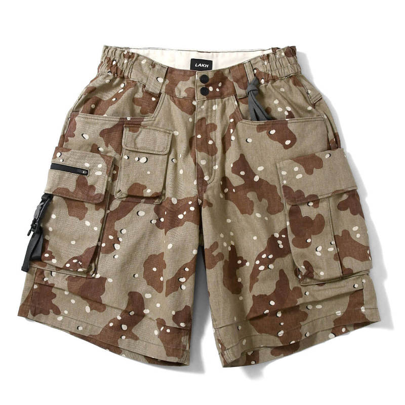 LAKH ラク TEN POCKETS CARGO SHORTS カーゴショーツ DESERT CAMOUFLAGE デザートカモフラージュ【30%オフ】