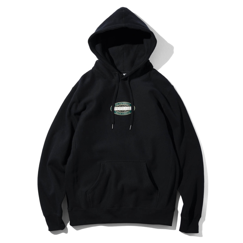 PRIVILEGE プリビレッジ EMBLEM PULLOVER プルオーバーパーカー PA210501 BLACK ブラック