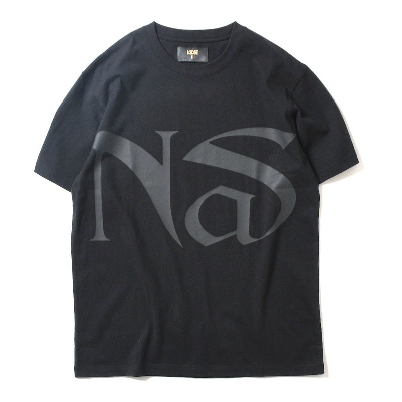 LOOSE × Nas ルーズ × ナズ LOOSE×NAS LOGO TEE 半袖 Tシャツ LO21SP-03 21AW BLACK ブラック