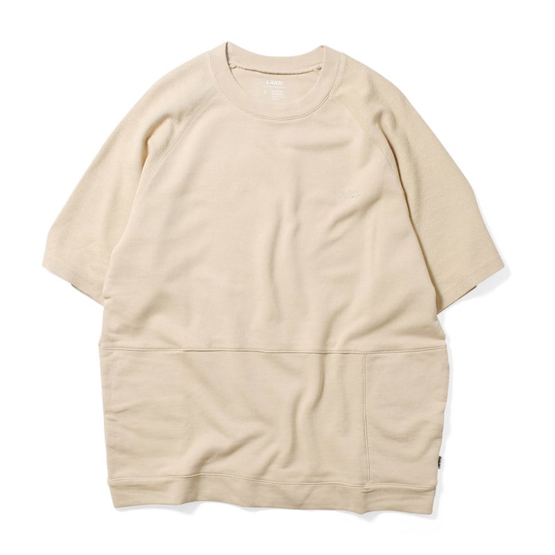 LAKH ラク PATCH TEE 半袖Tシャツ SAND サンド 【30%オフ】