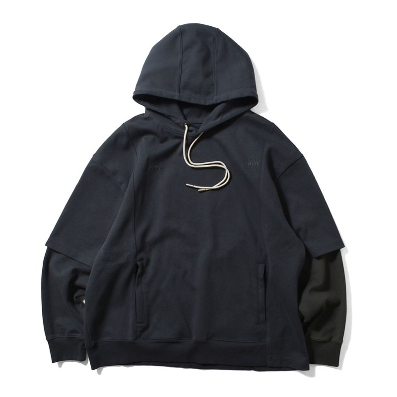LAKH ラク WISDOM FUSION HOODIE プルオーバーパーカー GREY グレー 【30%オフ】