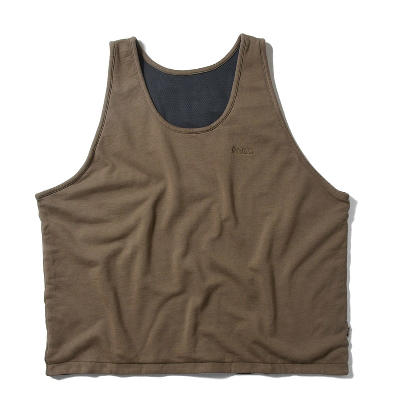 LAKH ラク REVERSIBLE TANK TOP タンクトップ OLIVE オリーブ 【30%オフ】