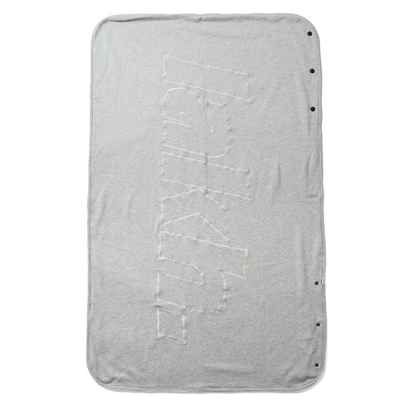 LAKH ラク EMBROIDERY BLANKET ブランケット LIGHT GREY ライトグレー 【30%オフ】