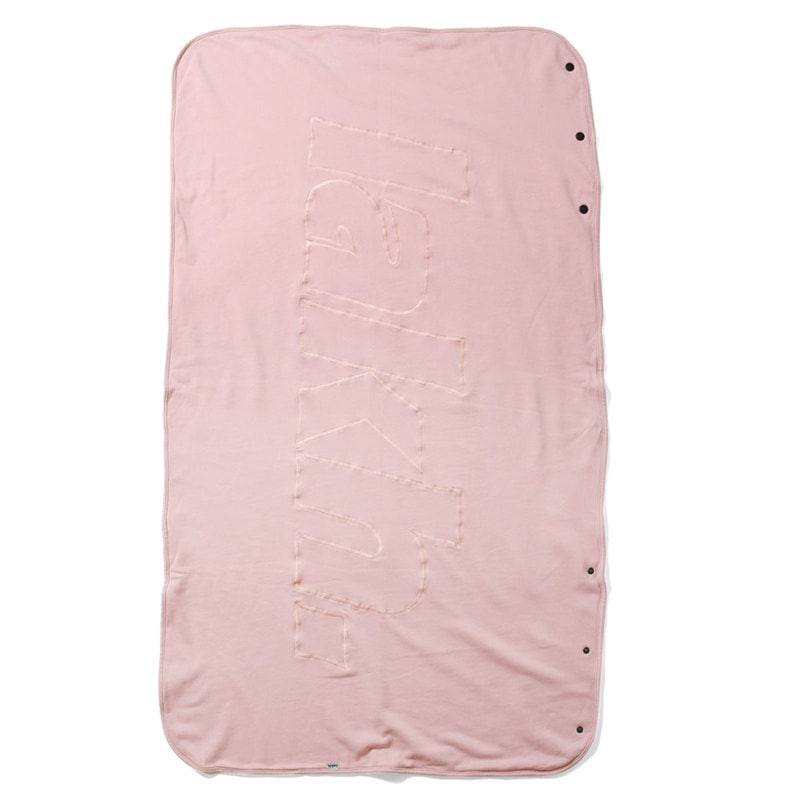 LAKH ラク EMBROIDERY BLANKET ブランケット PALE PINK ペールピンク 【30%オフ】