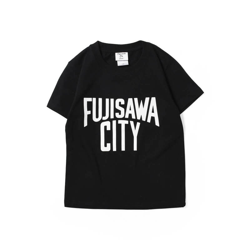 【キッズ】FUJISAWA CITY LOVE フジサワシティラブ KIDS LOGO TEE 半袖 Tシャツ FC220101 BLACK ブラック