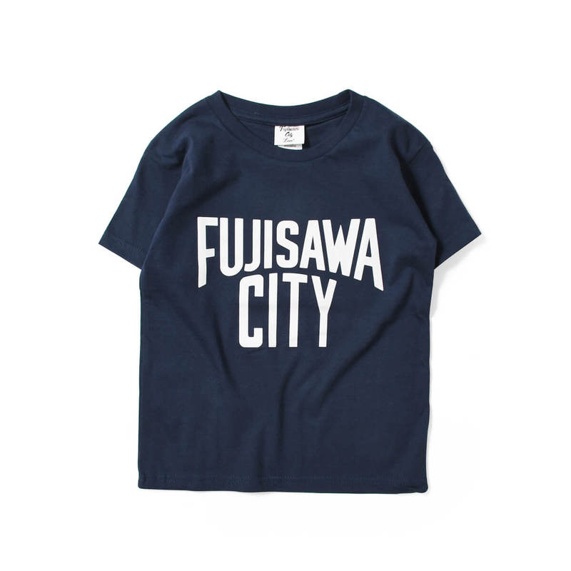 【キッズ】FUJISAWA CITY LOVE フジサワシティラブ KIDS LOGO TEE 半袖 Tシャツ FC220101 NAVY ネイビー