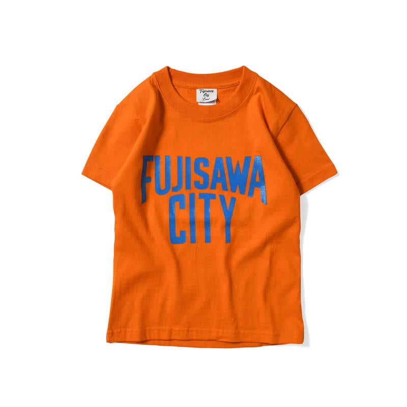 【キッズ】FUJISAWA CITY LOVE フジサワシティラブ KIDS LOGO TEE 半袖 Tシャツ FC220101 ORANGE オレンジ