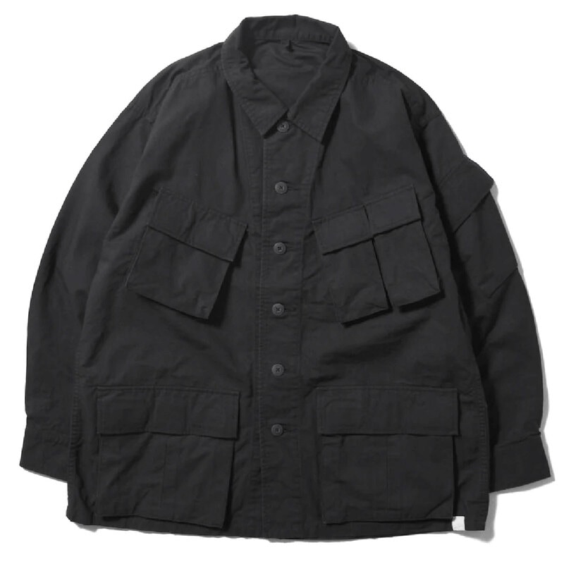 LAKH ラク MODIFIED MILITARY SHIRT ミリタリーシャツ LJP03 NAVY ネイビー 【30%オフ】