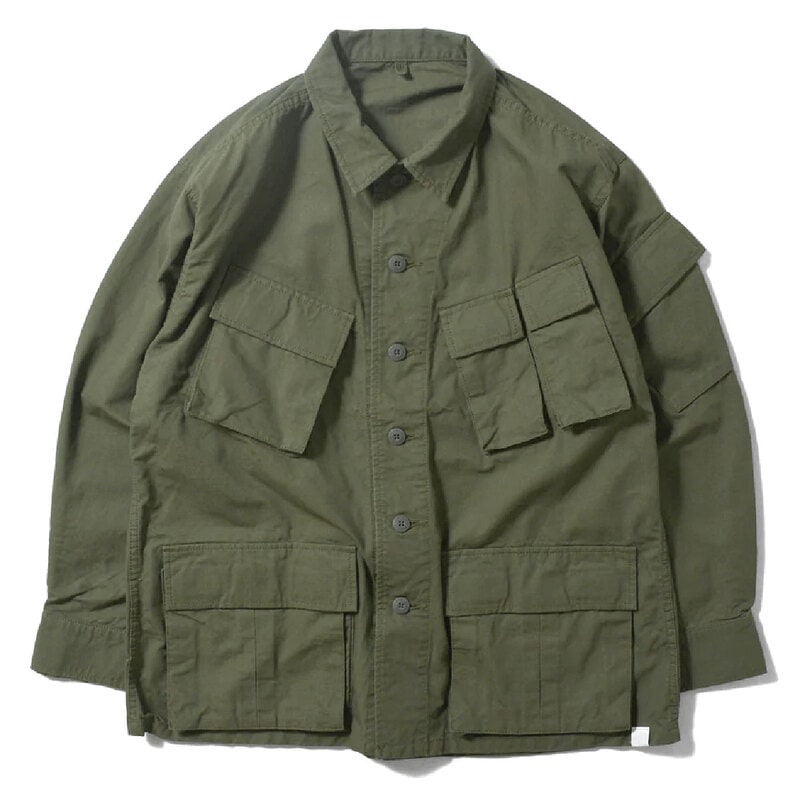 LAKH ラク MODIFIED MILITARY SHIRT ミリタリーシャツ LJP03 OLIVE オリーブ 【30%オフ】