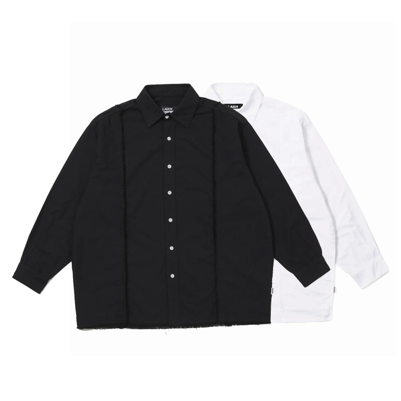 LAKH ラク L/S RAW EDGE SHIRT 長袖カジュアルシャツ DIVERSE-RE-LS